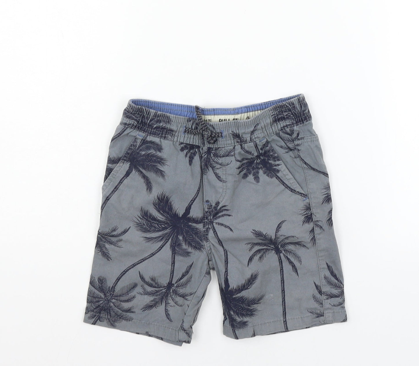 deniem co Girls Grey Geometric  Cargo Shorts Size 3-4 Years
