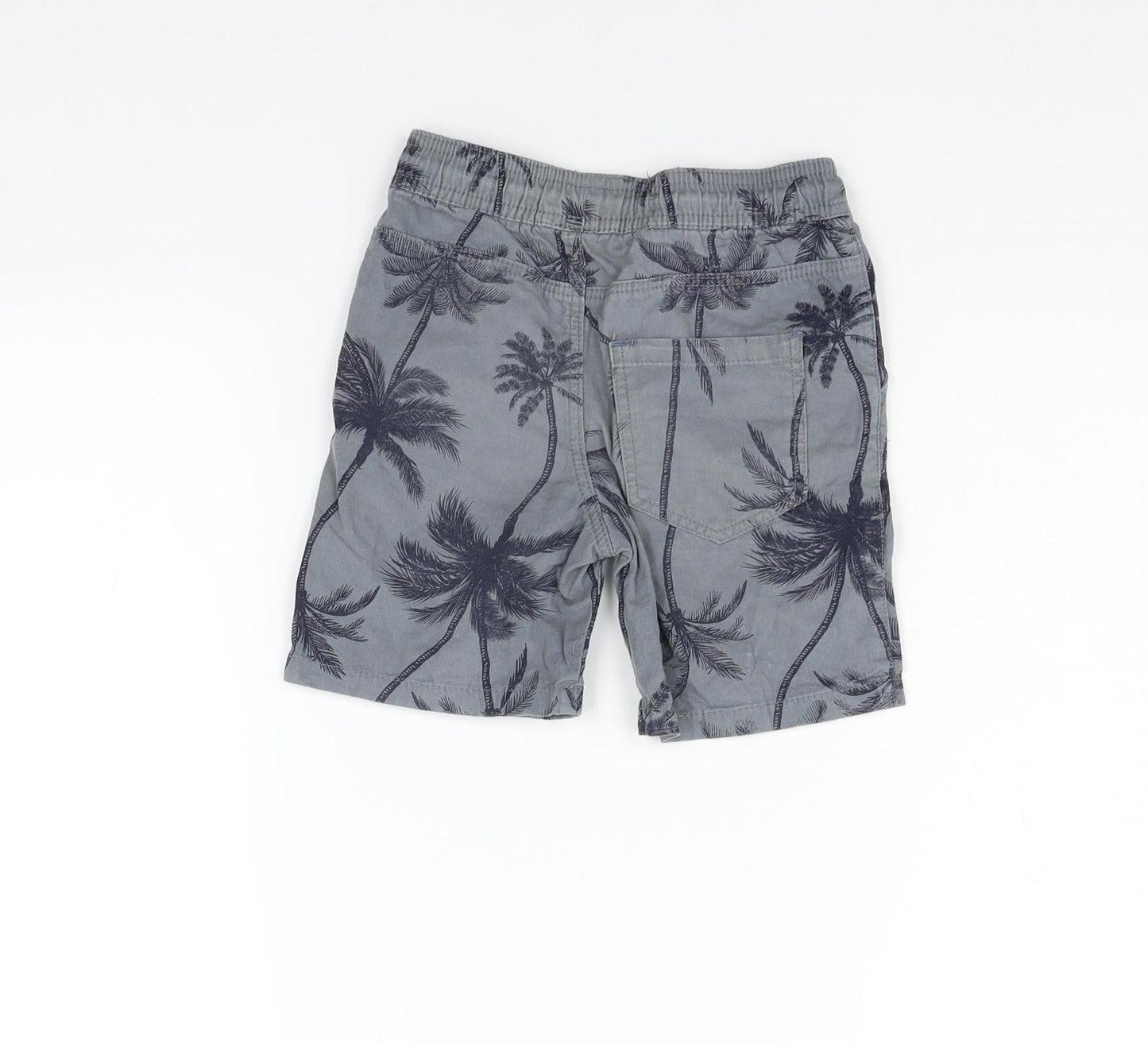 deniem co Girls Grey Geometric  Cargo Shorts Size 3-4 Years