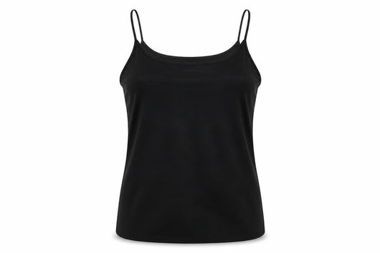 Womens UK Size 12 Papaya Black Basic Blouse