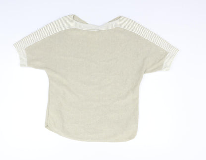 Womens UK Size 12 Olsen Beige Pullover Jumper