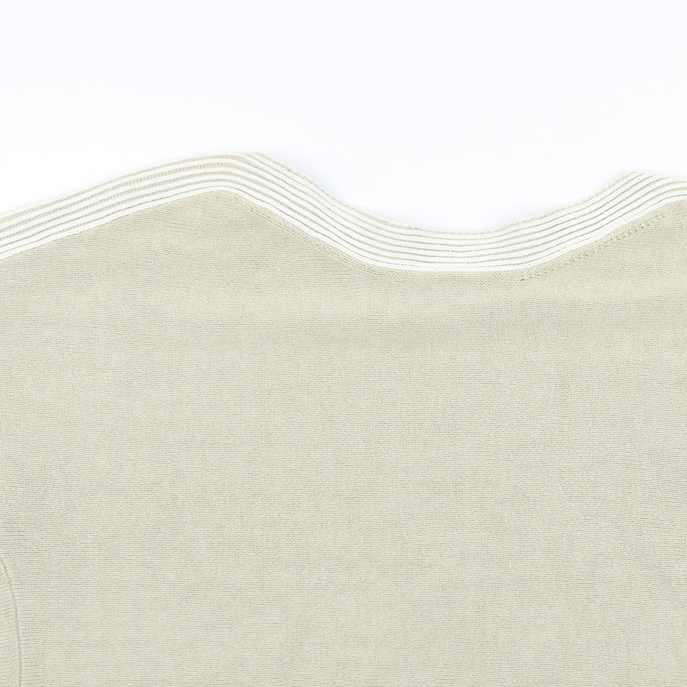 Womens UK Size 12 Olsen Beige Pullover Jumper