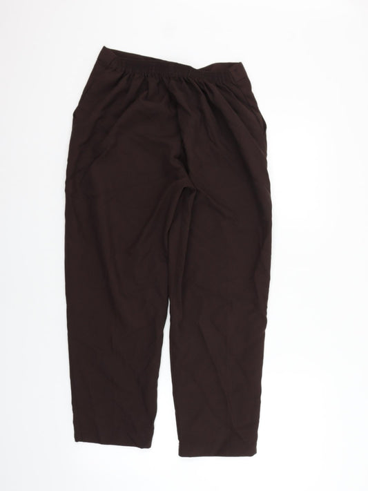 Womens UK Size 16 emma Regular Fit  Brown Trousers