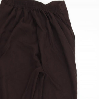 Womens UK Size 16 emma Regular Fit  Brown Trousers