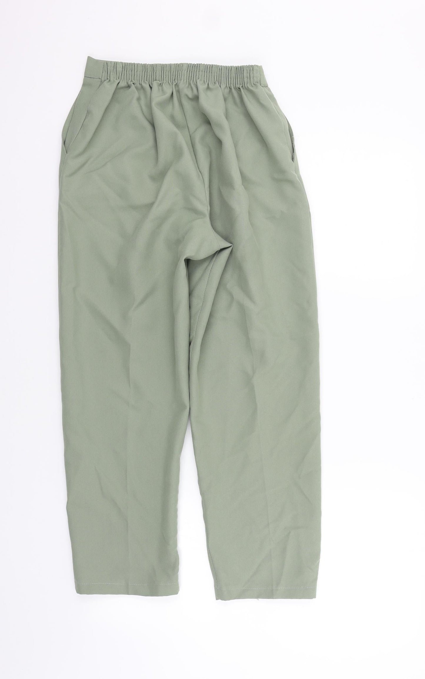 Womens UK Size 12 Preworn Regular Fit  Green Trousers