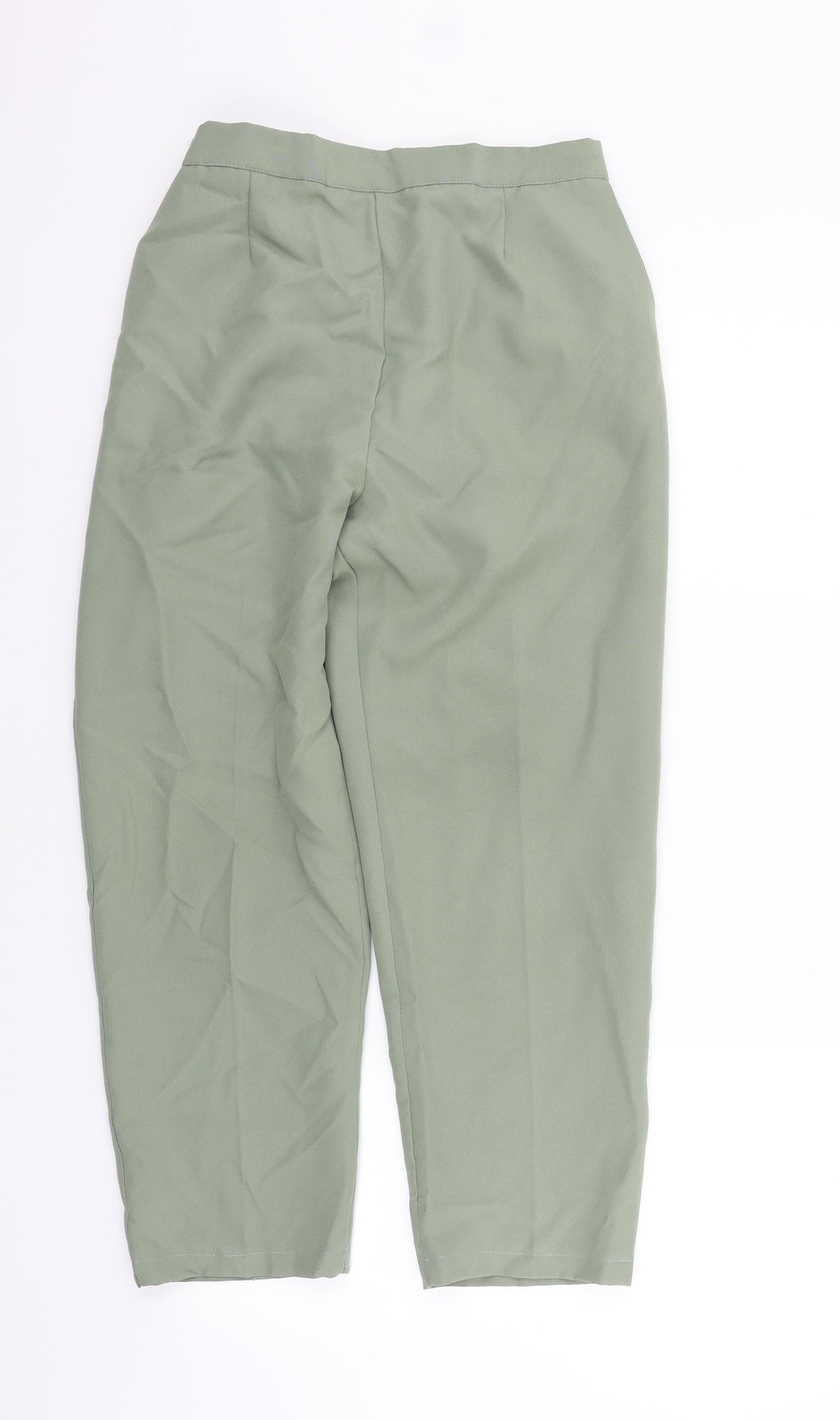 Womens UK Size 12 Preworn Regular Fit  Green Trousers