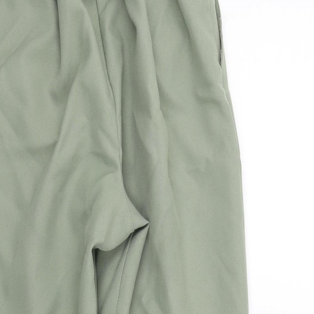 Womens UK Size 12 Preworn Regular Fit  Green Trousers