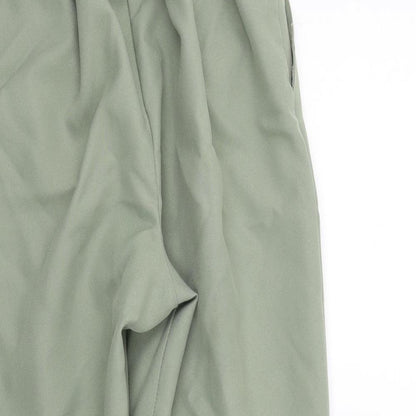 Womens UK Size 12 Preworn Regular Fit  Green Trousers