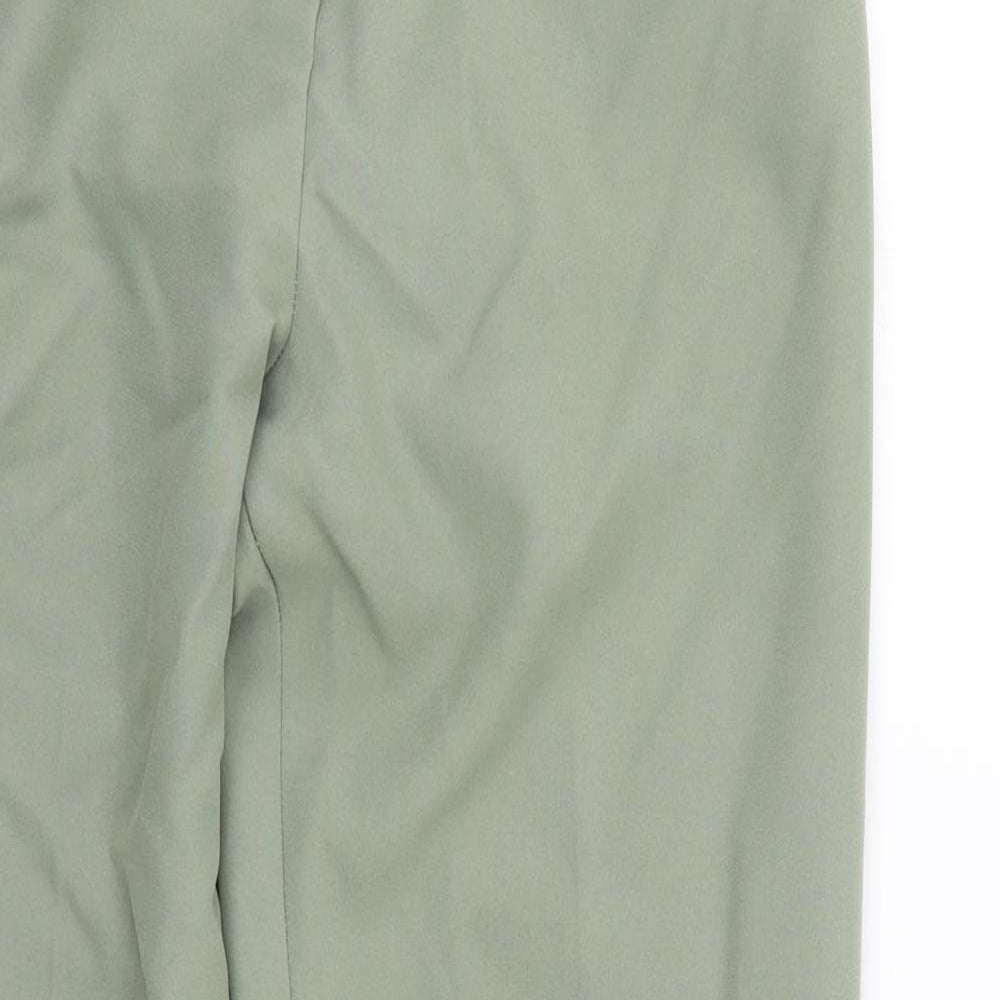 Womens UK Size 12 Preworn Regular Fit  Green Trousers