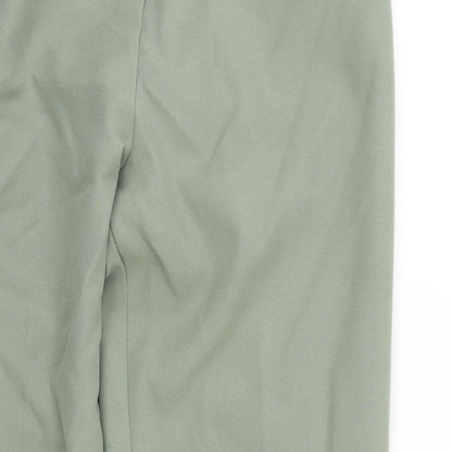 Womens UK Size 12 Preworn Regular Fit  Green Trousers