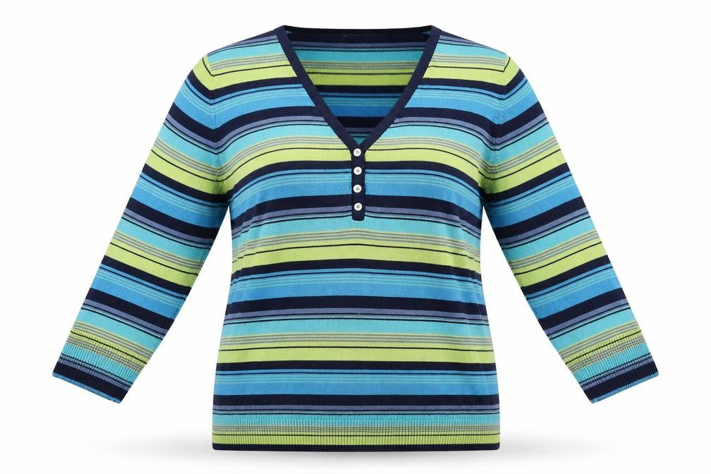 Womens UK Size M PLANET Blue Pullover Jumper
