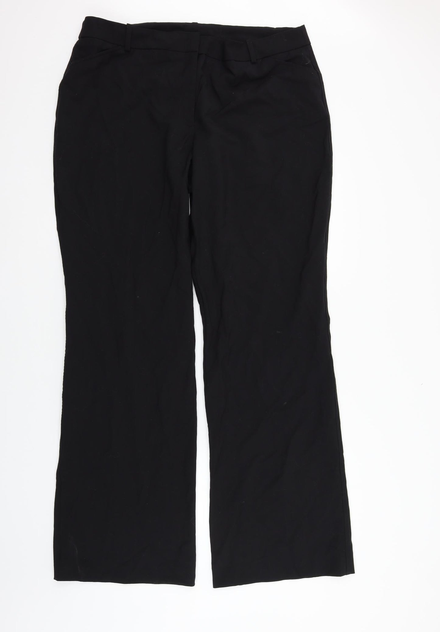 Womens UK Size 18 Worthington Regular Fit  Black Trousers