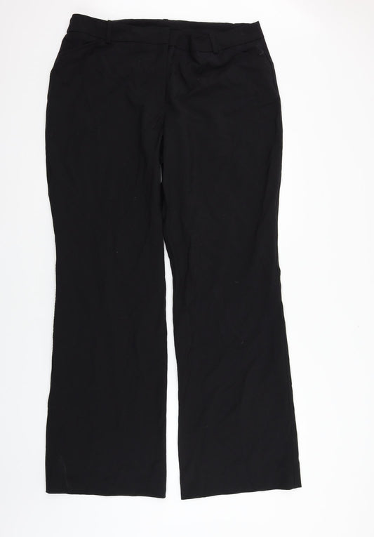 Womens UK Size 18 Worthington Regular Fit  Black Trousers