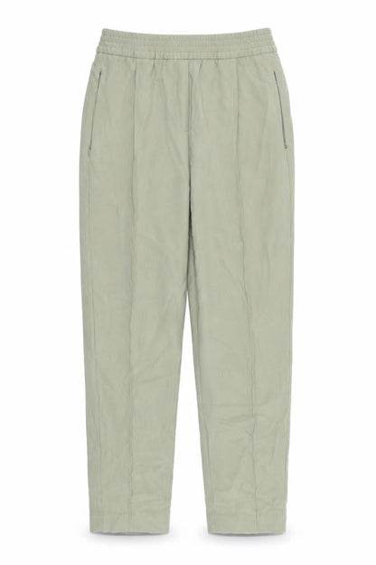 Marks & Spencer Womens Green   Trousers  Size 8 L25 in - Elastic Waist Band