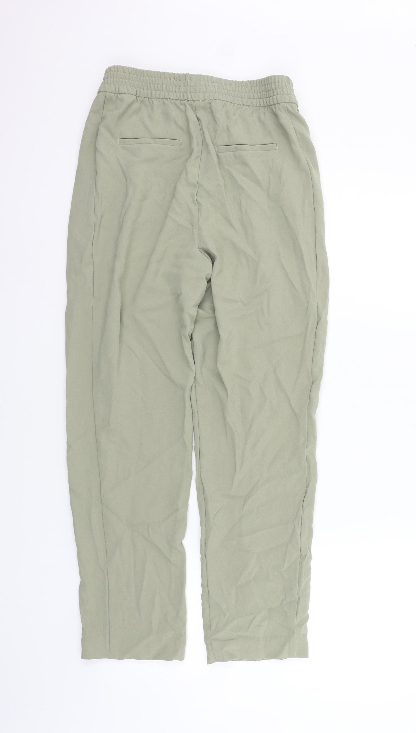 Womens UK Size 8 Marks and Spencer Regular Fit  Green Trousers