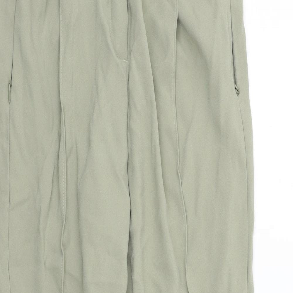 Womens UK Size 8 Marks and Spencer Regular Fit  Green Trousers