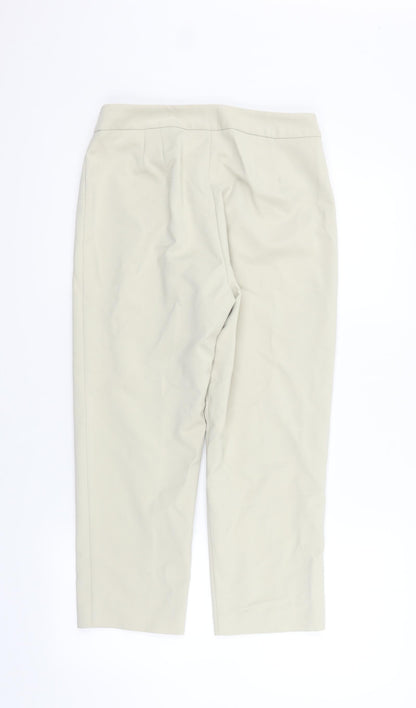 Womens UK Size 12 Marks and Spencer Regular Fit  Beige Trousers