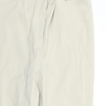 Womens UK Size 12 Marks and Spencer Regular Fit  Beige Trousers