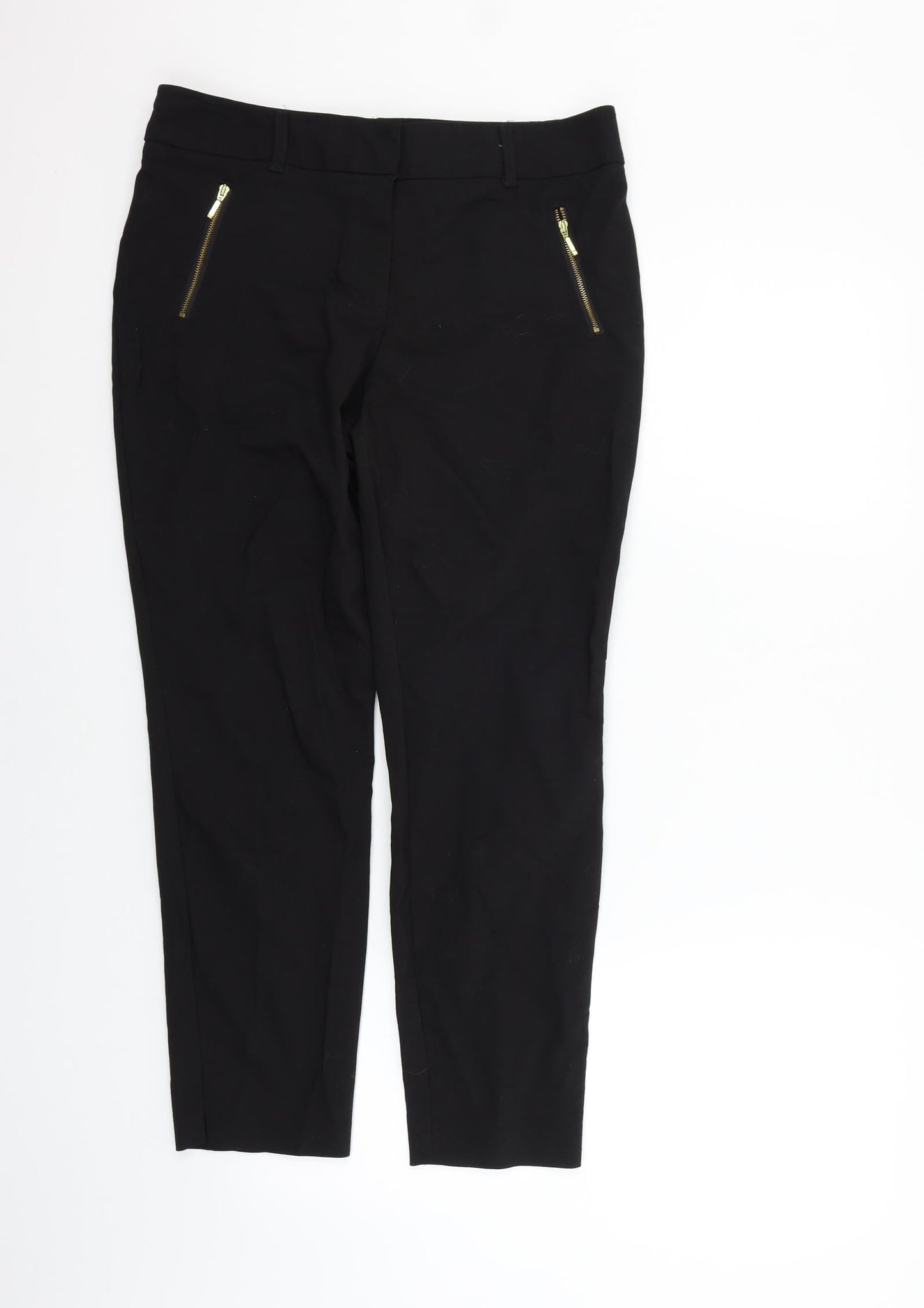 Womens UK Size 12 Papaya Regular Fit  Beige Trousers