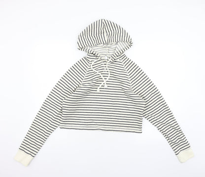 Womens UK Size S Divided by H&M White Pullover Jumper