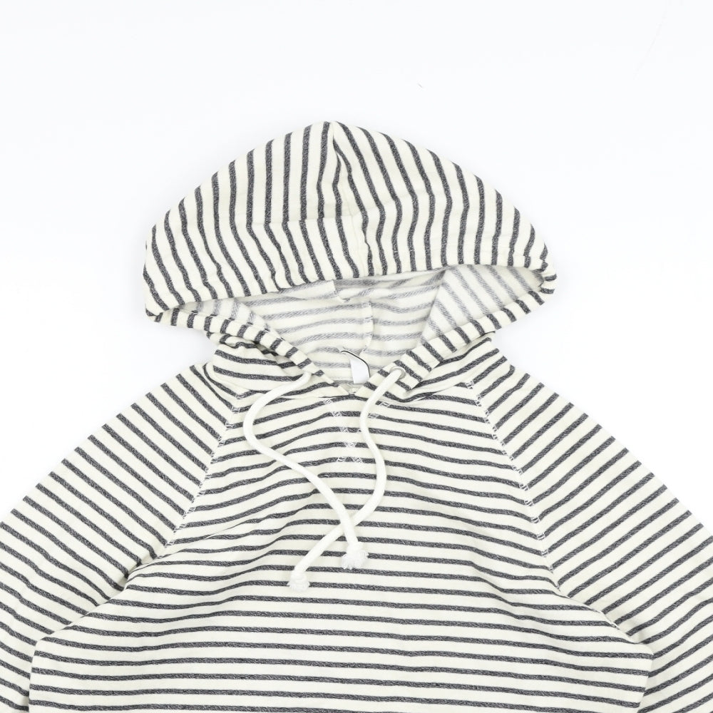 Womens UK Size S Divided by H&M White Pullover Jumper