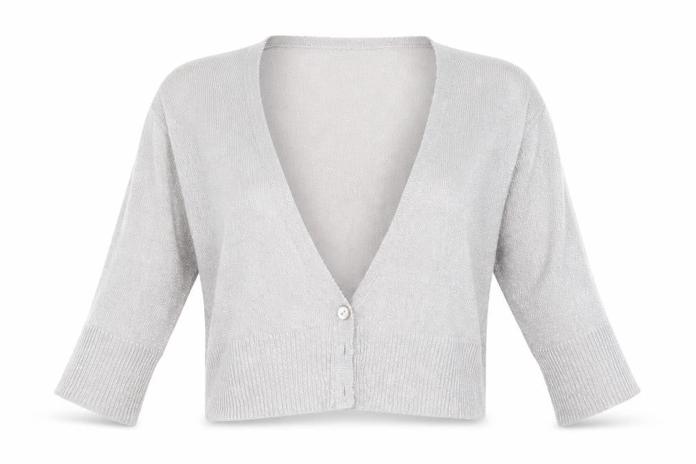Womens UK Size L New Look Grey Cardigan Jumper