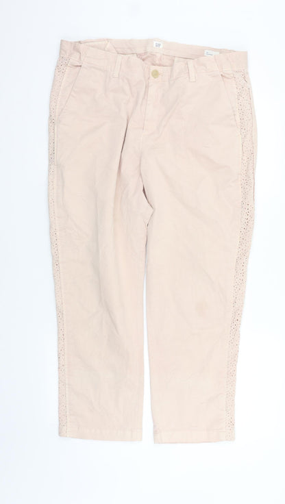 Womens UK Size 16 Gap Regular Fit  Beige Trousers