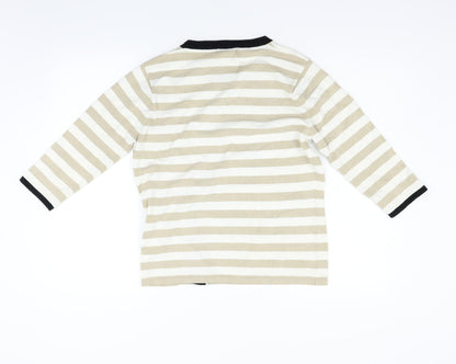 Womens UK Size M CASAMIA Beige Pullover Jumper