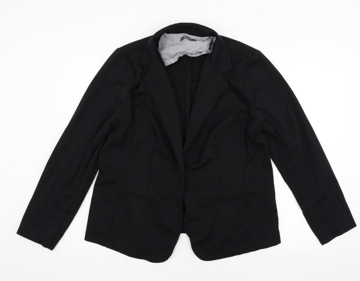South Womens Black   Jacket Suit Size 20