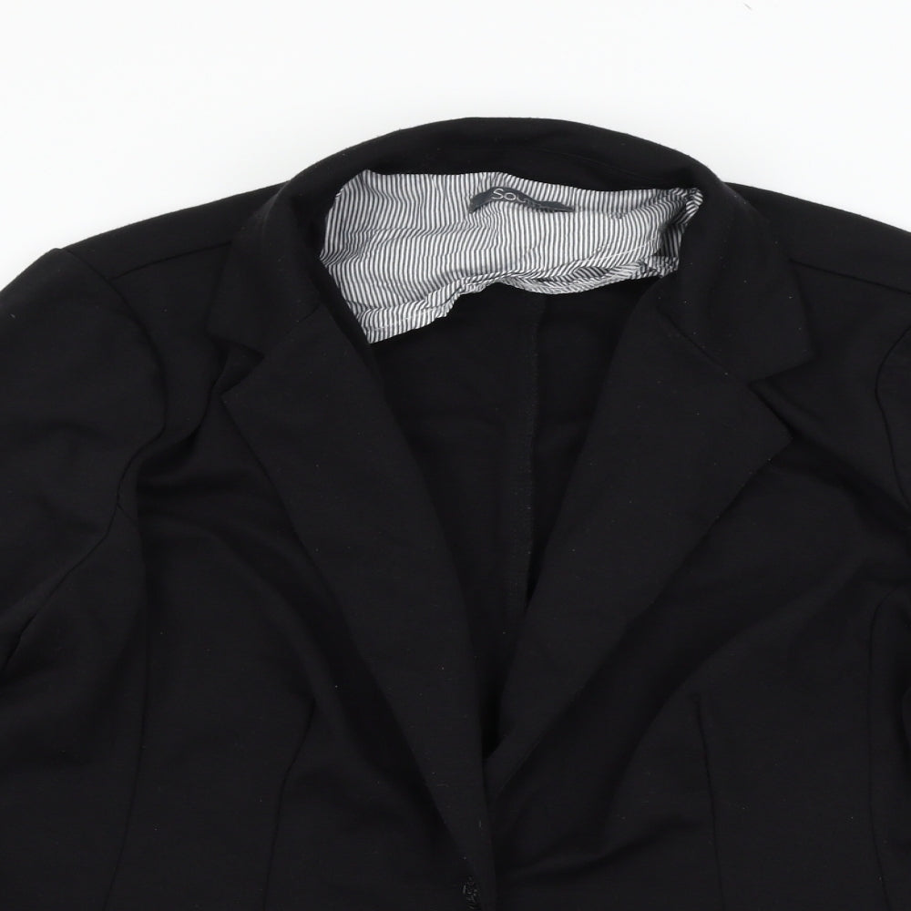 South Womens Black   Jacket Suit Size 20