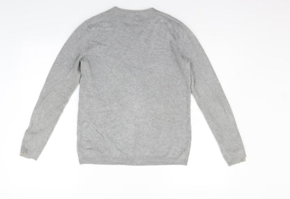 Womens UK Size M Zara Grey Pullover Jumper