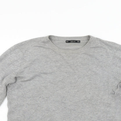 Womens UK Size M Zara Grey Pullover Jumper