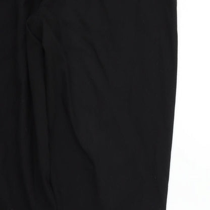 Womens UK Size 12 Principles Regular Fit Sweatpants Black Trousers