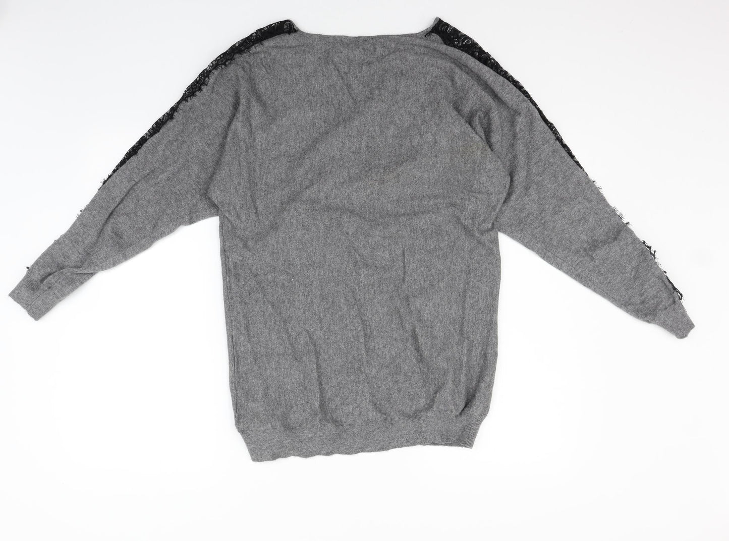 Womens UK Size 10 Dorothy Perkins Grey Pullover Jumper