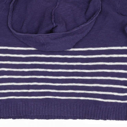 Womens UK Size L Cable & Gauge Blue Pullover Jumper
