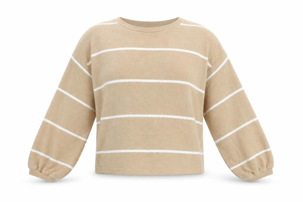 Womens UK Size S New Look Beige Pullover Jumper