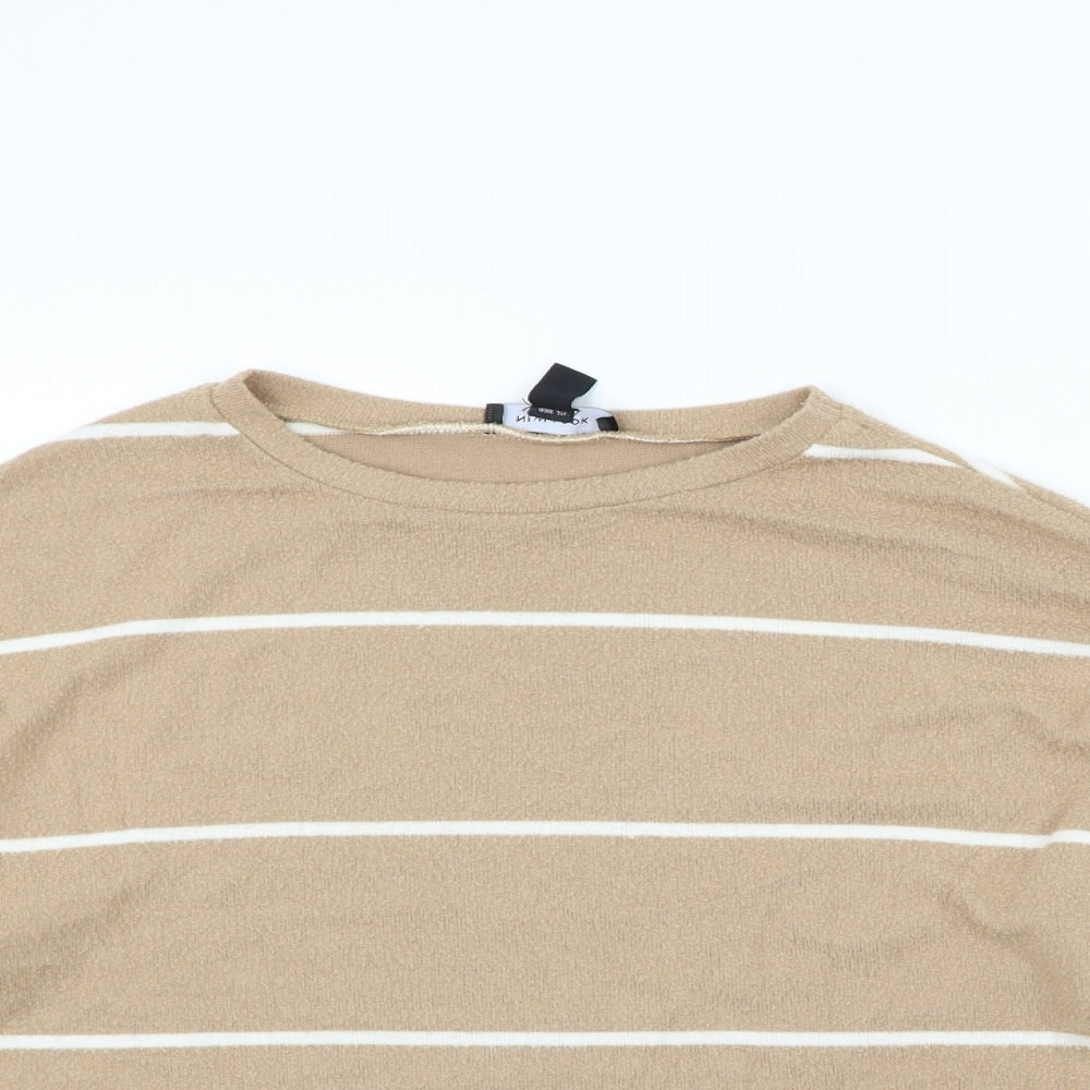Womens UK Size S New Look Beige Pullover Jumper
