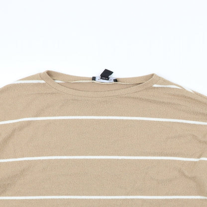 Womens UK Size S New Look Beige Pullover Jumper