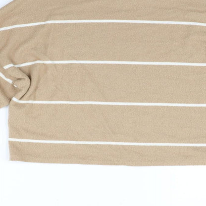 Womens UK Size S New Look Beige Pullover Jumper