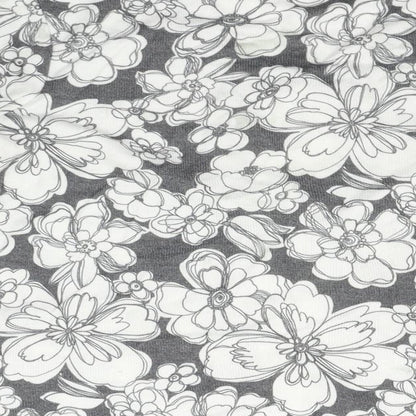 George Womens White Floral  Cardigan Jumper Size 8