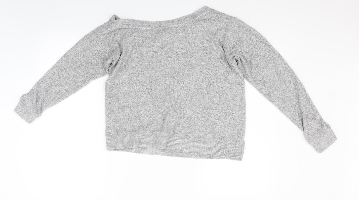 Womens UK Size 12 River Island Grey Pullover Jumper