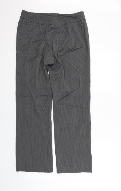 Womens UK Size 14 Marks and Spencer Regular Fit  Grey Trousers