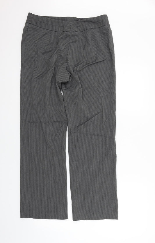 Womens UK Size 14 Marks and Spencer Regular Fit  Grey Trousers