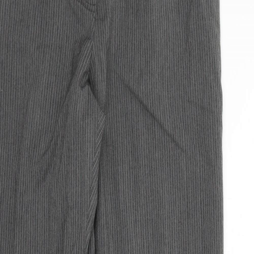 Womens UK Size 14 Marks and Spencer Regular Fit  Grey Trousers