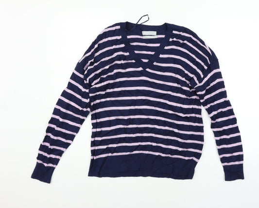 Womens UK Size S Marks and Spencer Blue Pullover Jumper