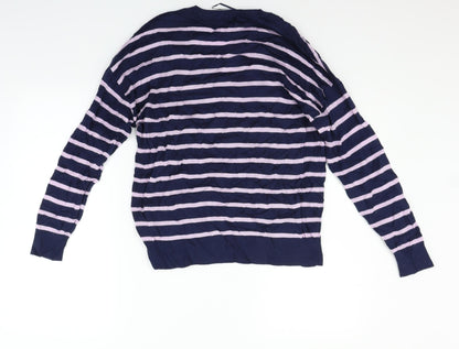 Womens UK Size S Marks and Spencer Blue Pullover Jumper