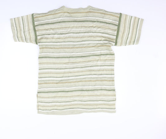 BHS Womens Yellow Striped  Pullover Jumper Size 14