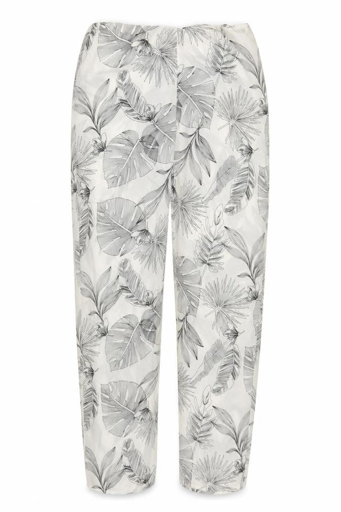 Womens UK Size 10 Preworn Regular Fit Bloomer White Trousers