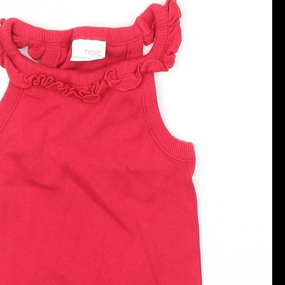 NEXT Girls Red   Camisole Blouse Size 12 Months