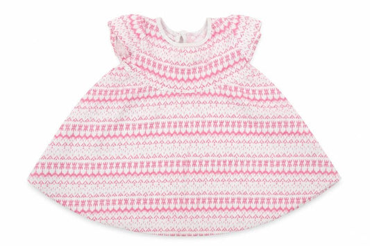 F&F Girls Pink Geometric  A-Line  Size 18-24 Months