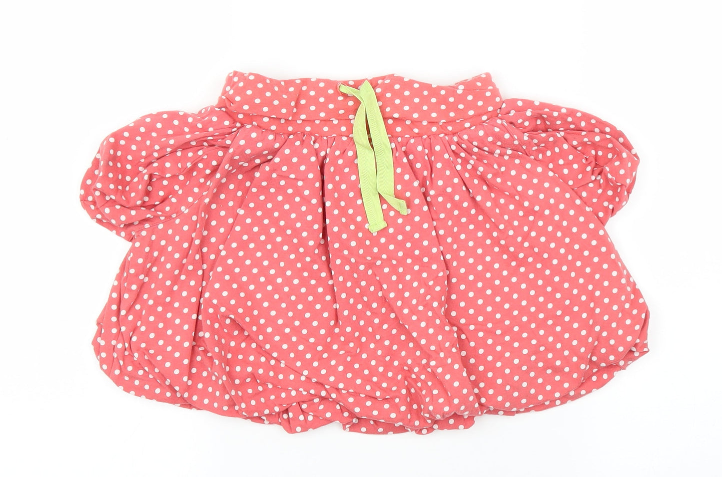 M&S Girls Pink Polka Dot  Pleated Skirt Size 5-6 Years
